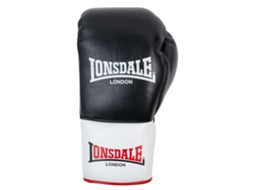 Luvas de Boxe de Couro Campton Preto 10 Oz Llonsdale