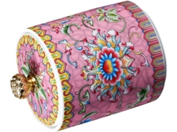 Pote De Cerâmica Rosa Iplusmile Para Armazenamento Seguro E Estável Chá, Resistente Ao Desgaste, Com Vedação Hermética