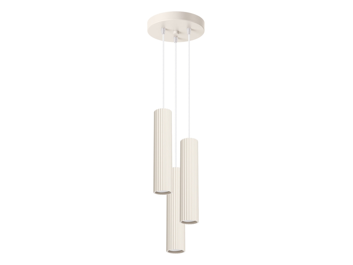 Sollux Sl.1595 Karbon Lámpara Colgante 3p Beige