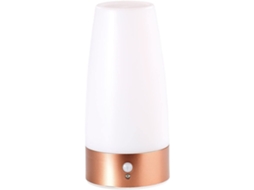 Bateria Do Candeeiro de Mesa: Candeeiro de Mesa Led com Sensor de Movimento Pir a Pilhas Branco Quente Lâmpada de Cabeceira a Pilhas