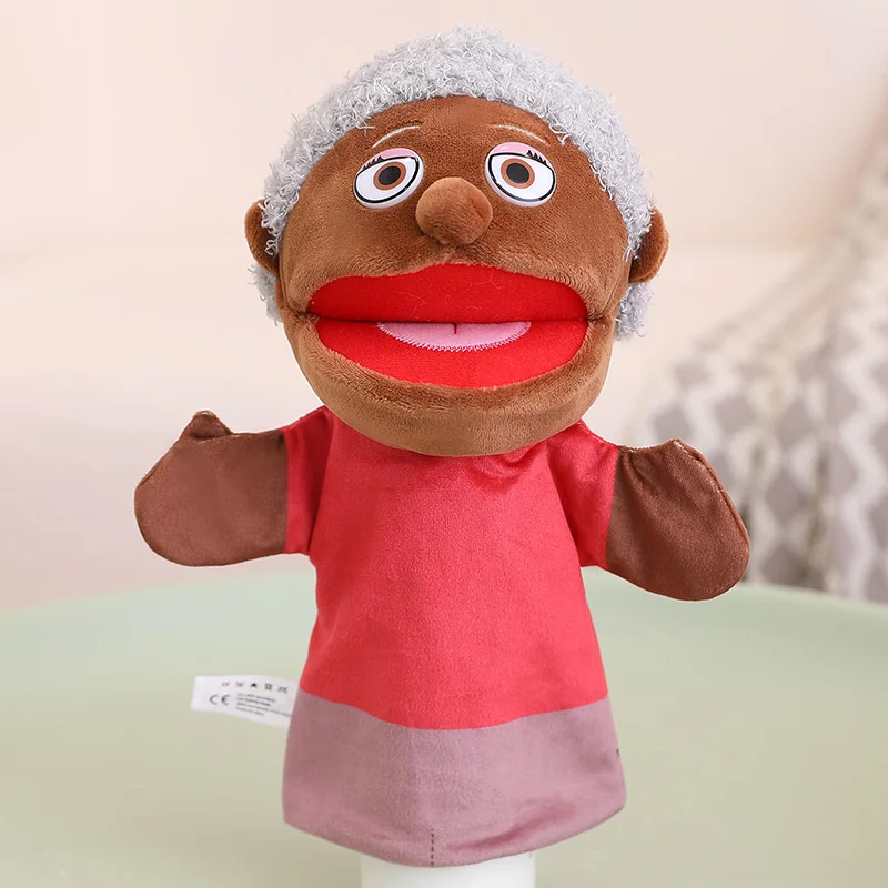 Fantoche de Dedo de Pelúcia Infantil, Acessório para Histórias de Ninar MDUG (estilo 6, 33 Cm)