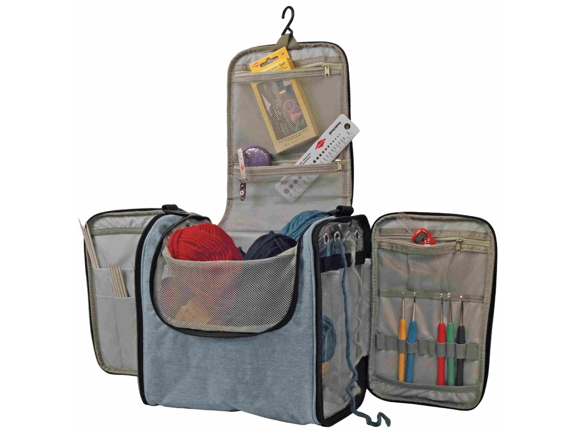 Bolsa de Acessórios de Fios e Tricô KLEIBER Jeans Azul