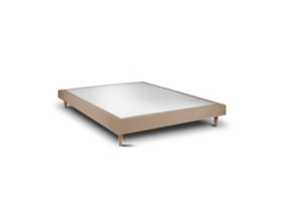 Sommier Rígido 15 Milano  Taupe Pés Cônicos 200 X 140 Cm Altura 30 Cm Indream