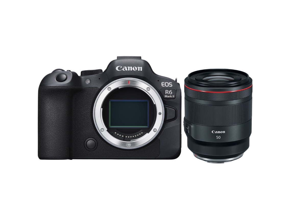 Eos R6 Mark Ii + Rf 50mm F/1.2 L Usm Máquina Fotográfica Híbrida Full frame + Ebook “20 Dicas para Fotos Que Impressionam” CANON