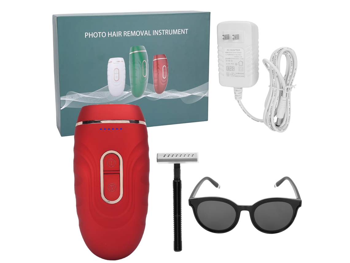 2026 máquina Ipl de Depilación Portátil 500000 Flash Painless Herramienta Depilatoria Corporal 110 240v Rojo Plug Ee.uu.