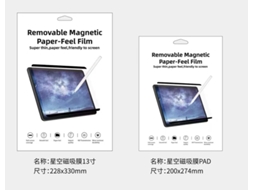 Lurelia Película Protetora Para Ipad Mini 2024 (7.ª Geração), Vidro Temperado, Acabamento Mate, Fixação Magnética