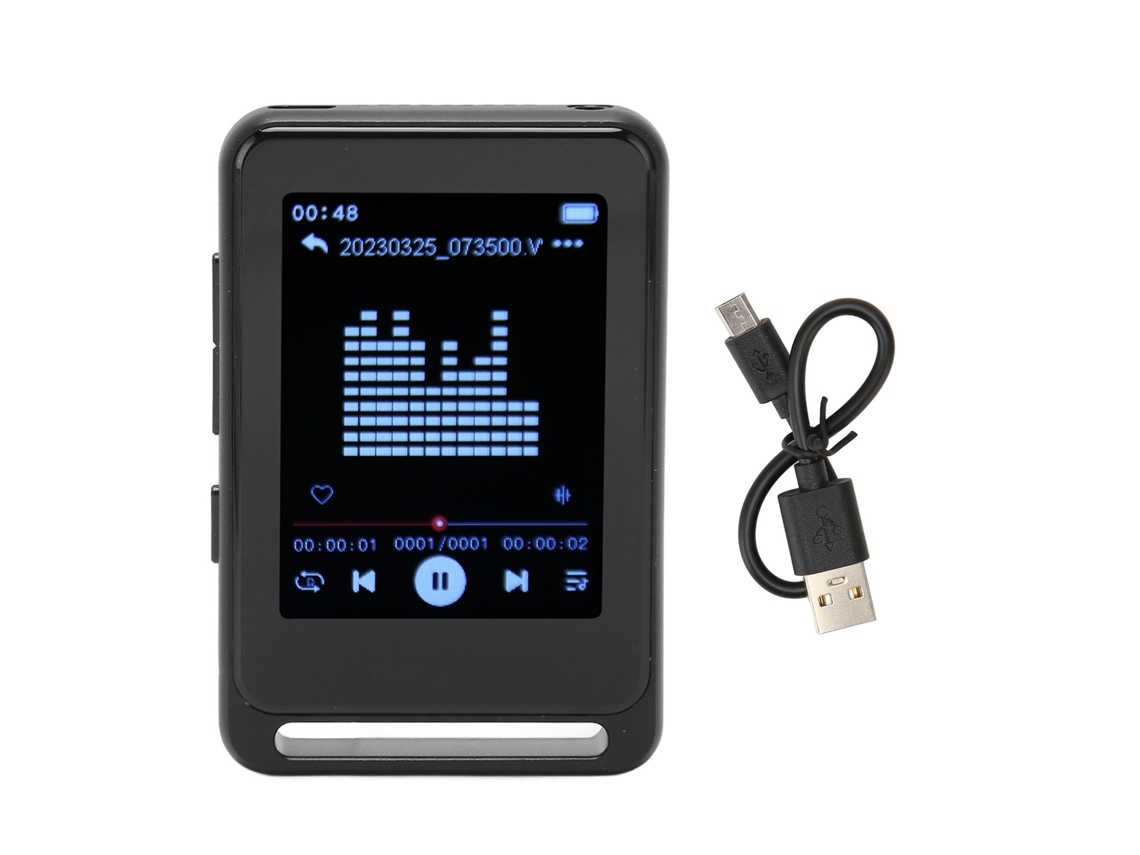 Reprodutor De Mp3 De 2, 4 Polegadas Com Tela Sensível Ao Toque, Bluetooth 5.0, 32 Gb De Armazenamento, Compatível Com Vídeos, E-books E Hi-fi (sem