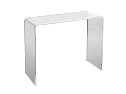 Mesa de Console Acrílica VEVOR Mesa Final Acrílica Transparente 38X15X29 Polegadas para Hall de Entrada