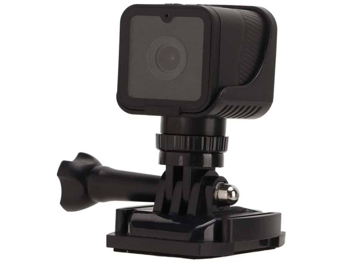 Câmera de ação WiFi, minicâmera esportiva portátil HD 1080P com ponto de acesso WiFi e microfone, bateria Bestvite preta