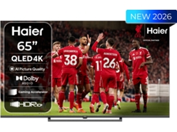 TV HAIER S80 H65S80GUX (QLED - 65'' - 165 cm - 4K Ultra HD - Smart TV)