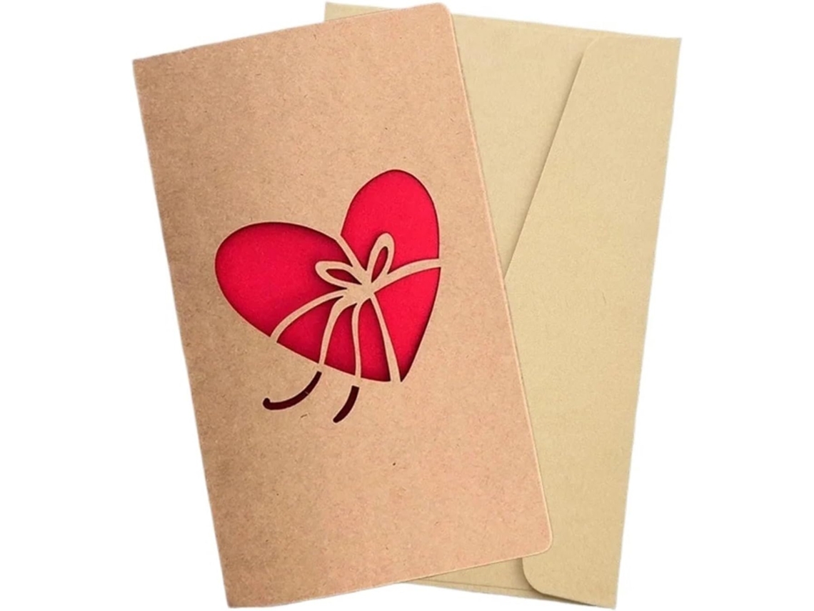 Cartão De Agradecimento Com Envelope, 1 Unidade, Design Alegre Para Presente.