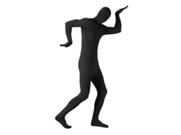 Macacão Unissex Halloween Cosplay Confortável e Respirável, Full Body Preto XXL com S/MARCA