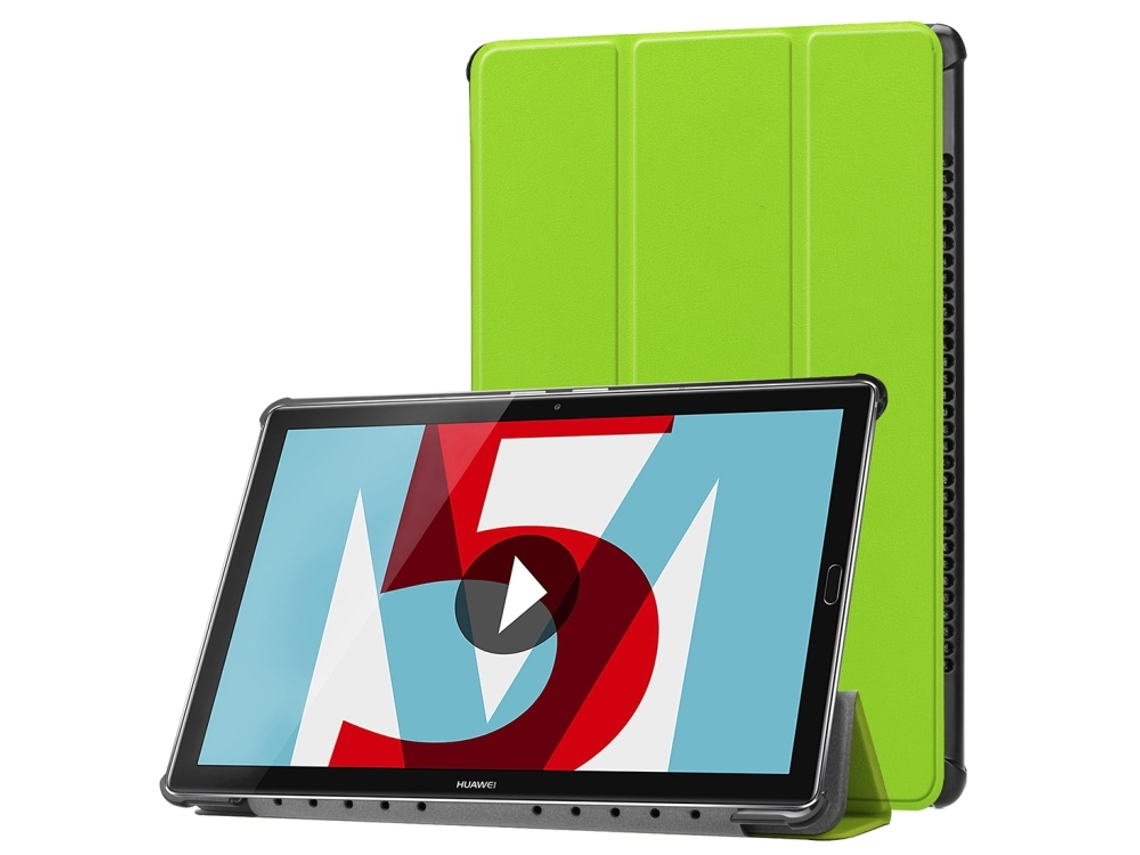 Capa‑flip Horizontal Pu Tri‑dobrável Textura Custer Halinuia Com Suporte Para Huawei Mediapad M5 10,8 Polegadas