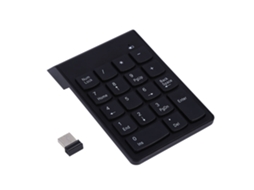 Teclado Numérico LAXISCREED (sem Fio 2.4g, Design Chocolate)