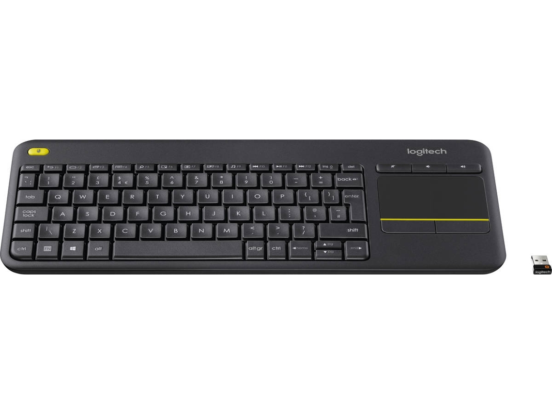Teclado LOGITECH K400 Plus (Wireless - Layout Italiano)