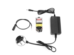 Módulo Laser Azul 445nm 2.3w Focável Ttl Pwm Para Gravador Laser Diy Com Adaptador De Energia