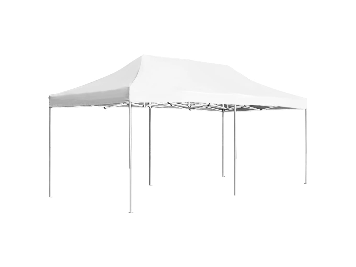 Vidaxl Tenda Dobrável Profissional Para Festas Alumínio 6x3 M Branco