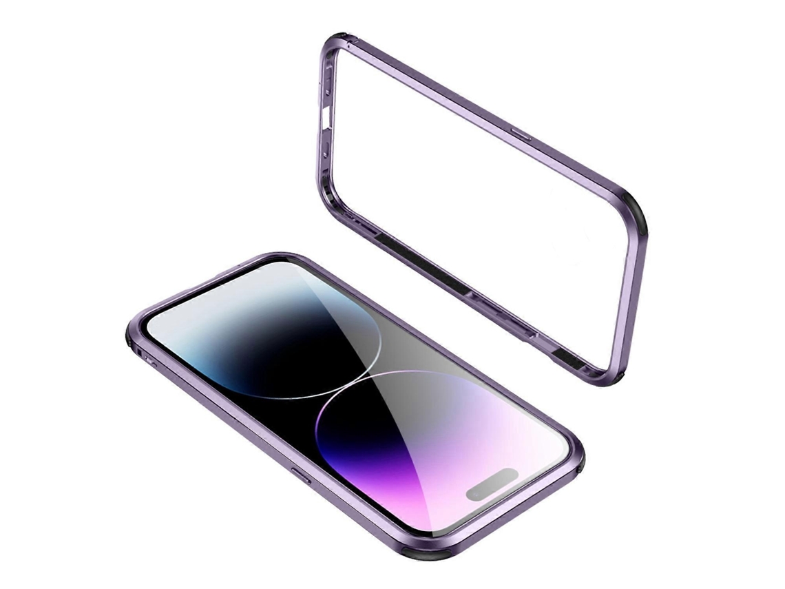 Lurelia Capa Iphone 14 Pro Max Metal Antichoque Roxo