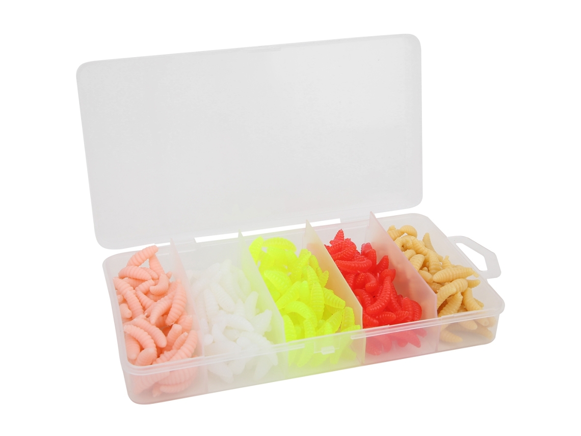 Bionic Mealworm Bait Set (bionic Fish Lure, Soft Simulation)