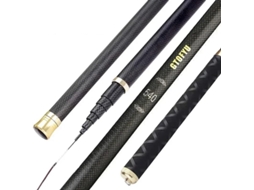 4,5 M 5 6,3 7,2 8 9 10 2,7 Vara Pesca Fibra Carbono Arremesso Água Ideal