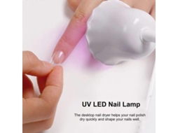 Uv Led Nail Lamp With Mirror Gel Polish Dryer Glue Curing 360 Adjustable Angle Light Therapy L Ight Art Tools GOKOCO