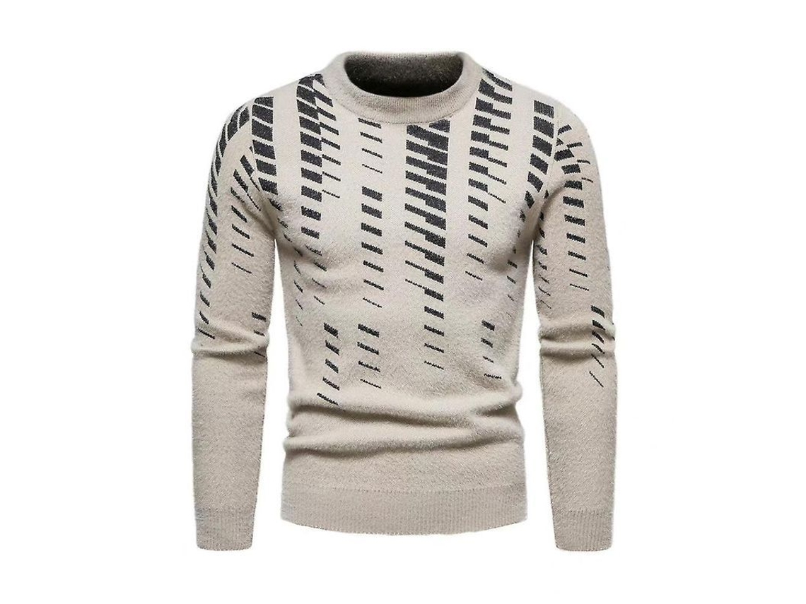 Fasst Camisola de Manga Longa para Homem com Cachecol Removível S/MARCA