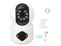 Câmara De Segurança Interior Wifi Hd Com Visão Noturna E Intercomunicação Bidirecional