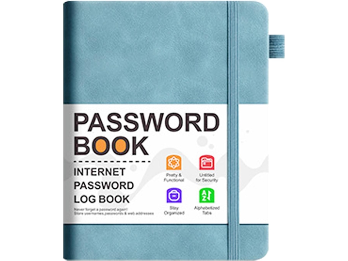 Carnet Mots De Passe Bloc-notes Formato Portátil Compacto Poche Discreto