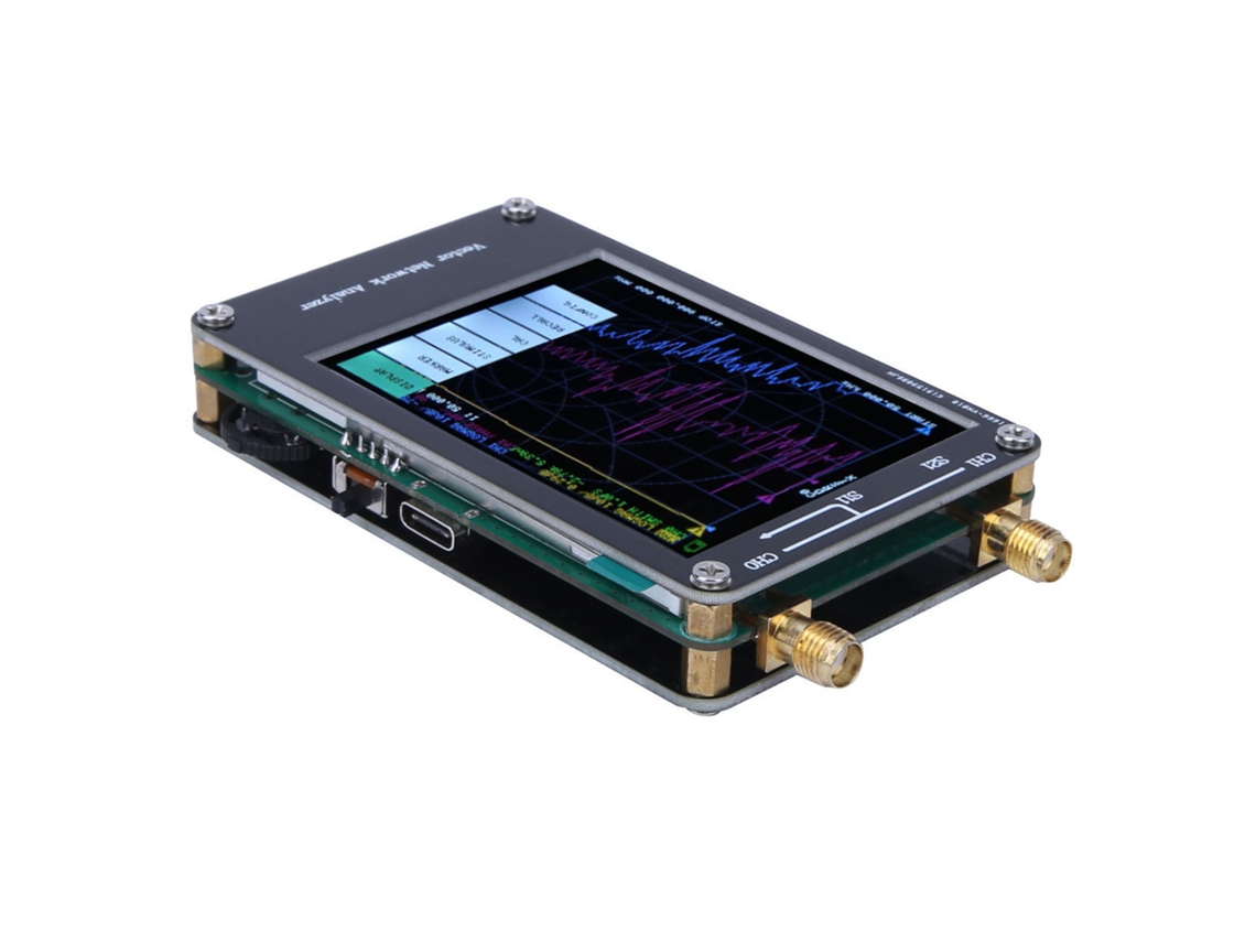 Analisador de rede vetorial NanoVNA 50 kHz e 900 MHz, TFT de 2,8 polegadas, 70/60/50 dB para antenas de ondas curtas