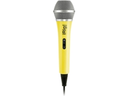 Microfone Condensador IK MULTIMEDIA iRig Mic Voice Amarelo (Com Fio - Frequência: 100Hz-15 kHz) — Com fio