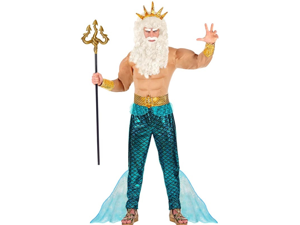 Fato de Deus Poseidon para homem