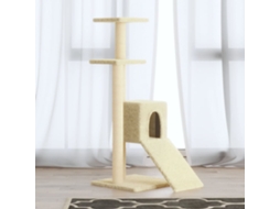 Vidaxl Árvore C/ Postes Arranhadores Sisal 92 Cm Cor Creme