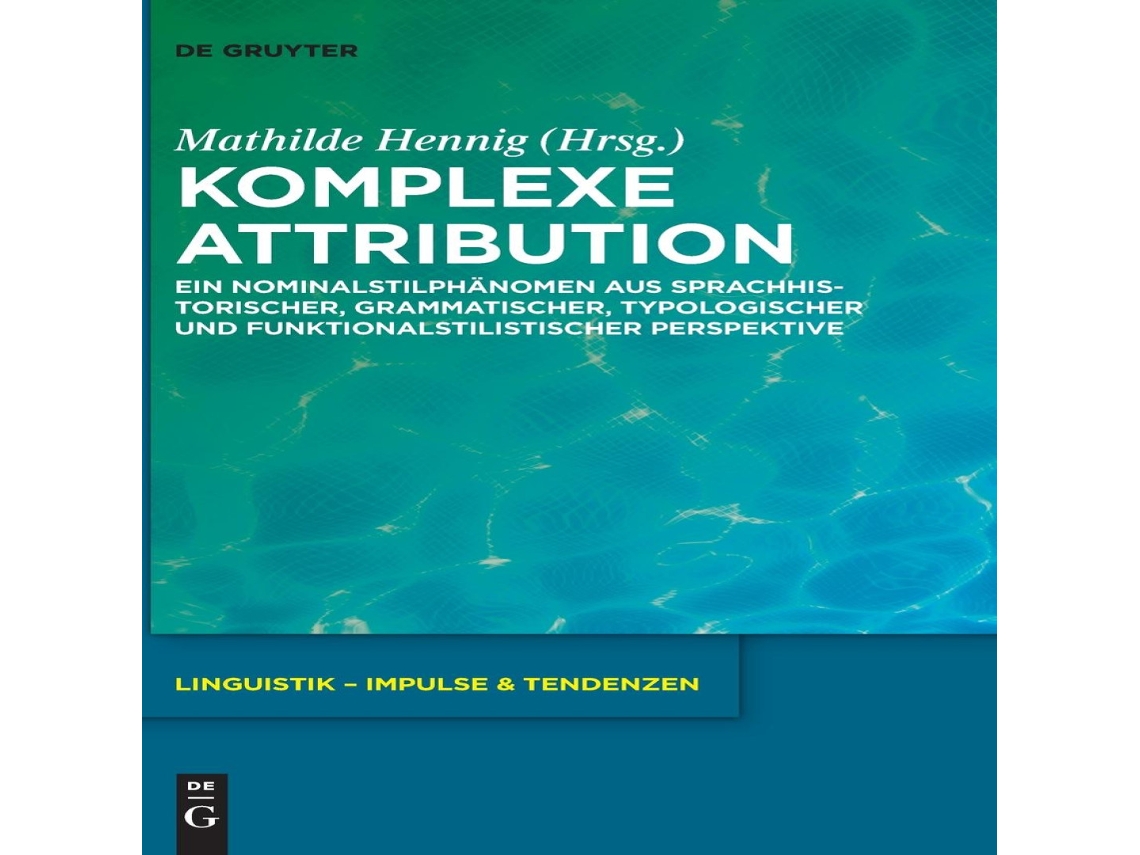 Livro Komplexe Attribution de De Gruyter (Alemão)