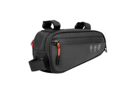 Lurelia Bolsa De Bicicleta Ajustável Resistente À Água, Pu, Preto