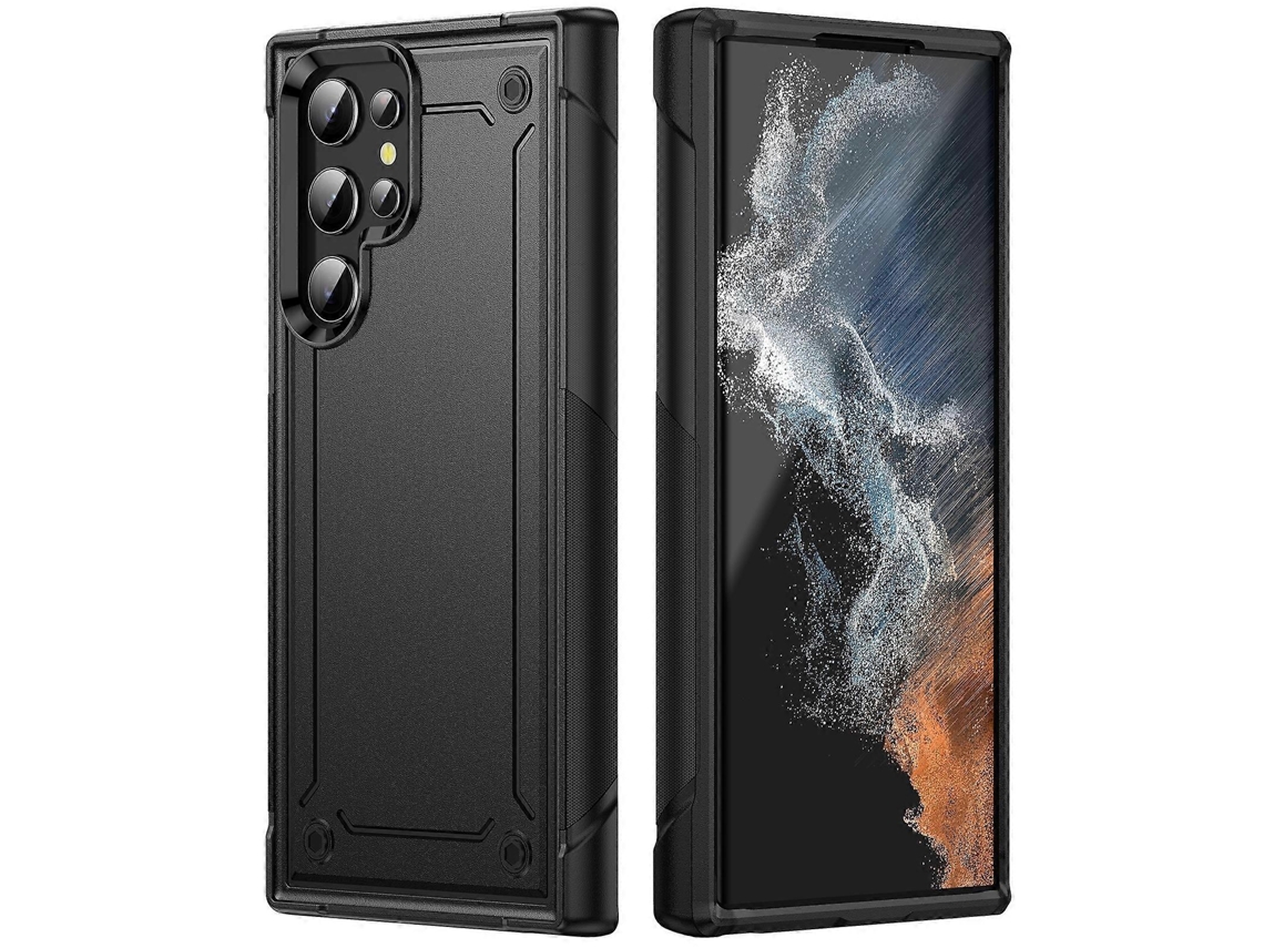 Capa De Celular 2 Em 1 De Tpu Macio E Rígido Para Samsung Galaxy S22 Ultra 5g