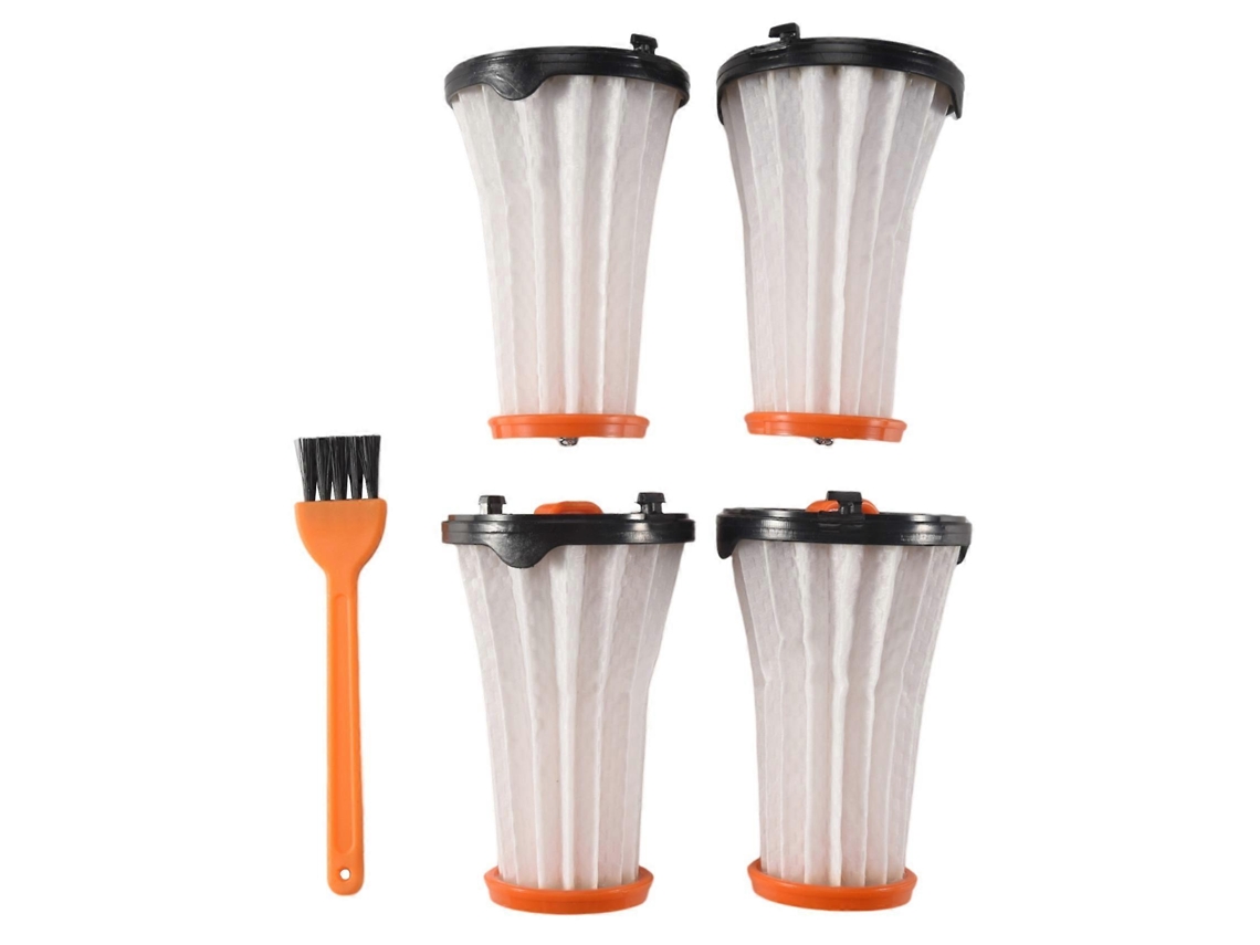Conjunto De 4 Filtros De Reposição Para Aspiradores De Pó Rapido E Ergorapido, Modelos Aef 144 E Ef144._ptg