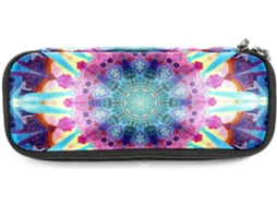Caixa de Armazenamento Grande Com Design Boêmio Hippie Mandala Canetas, Marcadores, Organizador e Necessaire De Maquiagem, Ideal