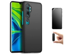 Kit Capa, Película e Suporte Xiaomi Mi Note 10 Pro Ultimatte Turtleshell Preto