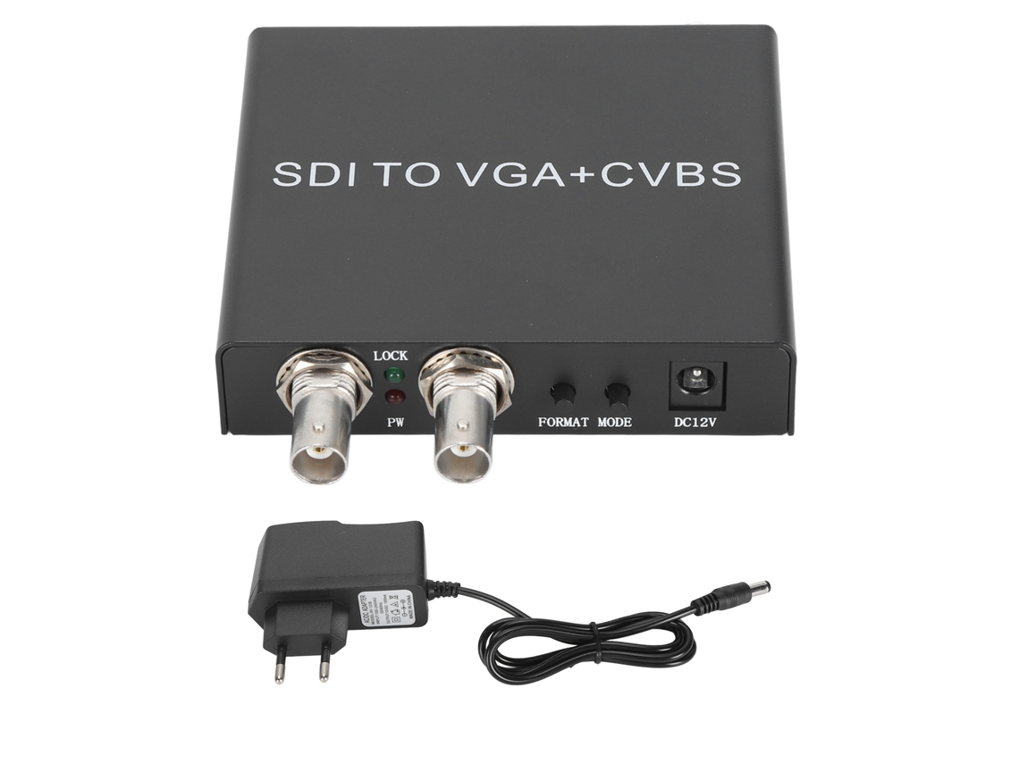 Conversor EOOCOO (sdi para Vga+cvbs com Loop Out Sdi Sd/hd/3g)