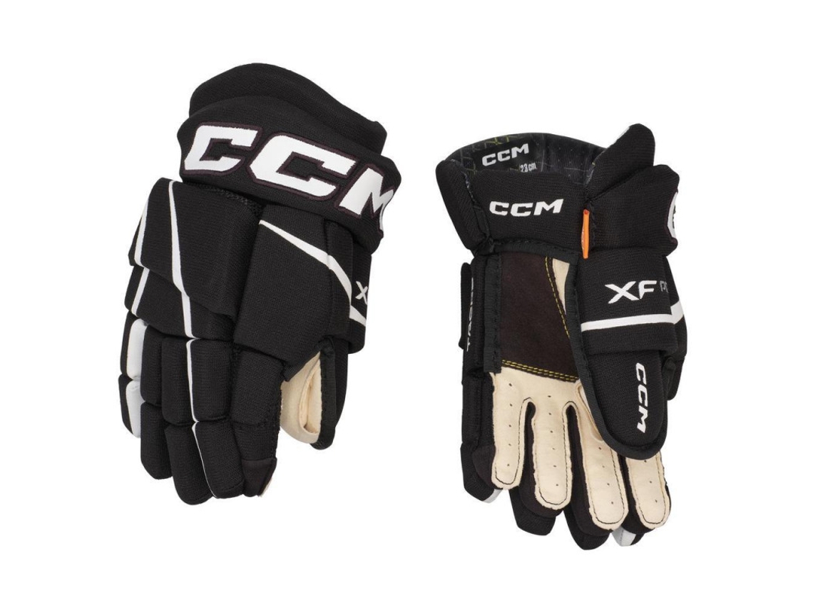 Ccm Tacks Xf Pro Jr Luvas De Hóquei (jr 12''/30 Cm, Preto/branco)