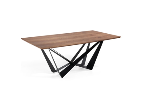 Mesa de Refeição MOMMA HOME (Madeira - Castanho - 200 x 100 x 75 cm)