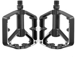 Pedais de bicicleta Um Side com crampons, plataforma de alumínio Liga 2