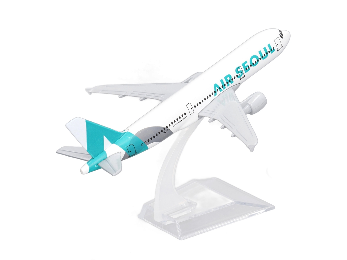 Mali modelo de Avião de Liga Pequeno 6.1x5.5pol Detalhes Ricos para Decoração Familiar e Escritório
