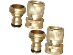 Conjunto Com 2 Conectores Rápidos Para Mangueira De Jardim,