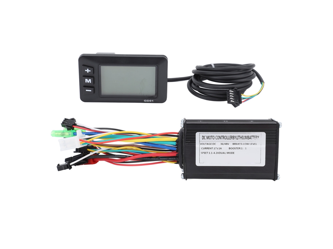 Kit Business de Controle de Motor e Painel Display para Bicicleta Elétrica 250w 350w, Scooter, Controle de Velocidade S/MARCA