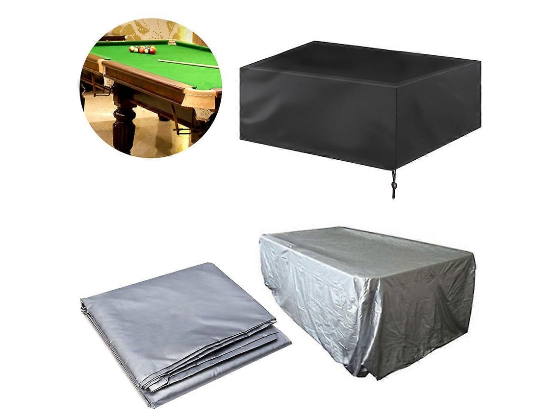 Rebe-funda Para Mesa De Bilhar 7/8/9 Pés Impermeável Heavy Duty Oxford Tela Protetora Contra Poeira 260x135x82cm Negro