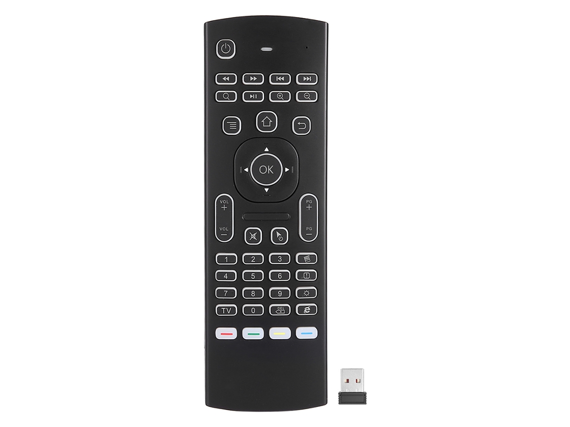 Controle Remoto Ar Mouse 6 Eixo Com Botão Multifuncional