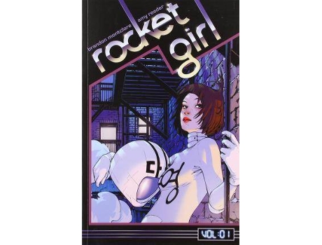 Livro Rocket Girl 1, Tiempos al cuadrado de Ilustrado por Amy Reeder Hadley (Espanhol)