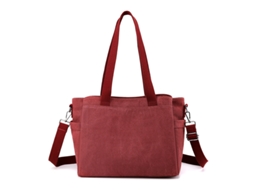 Bolsa Grande Estilo Retrô, Ombro Versátil na Cor Roxa Café AQUAFORGE