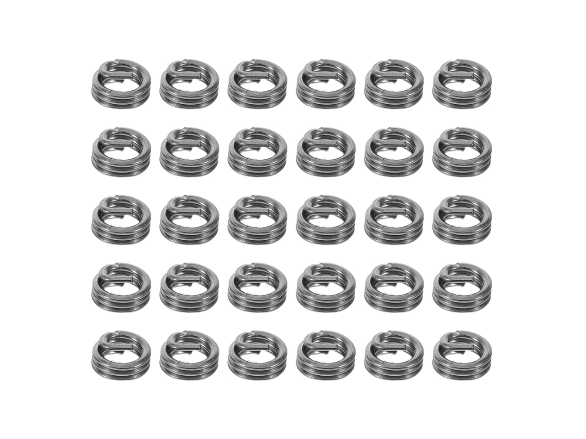 Insertos Helicoidais De Aço Inoxidável Com Rosca M2 X 0,4 1d, Pacote